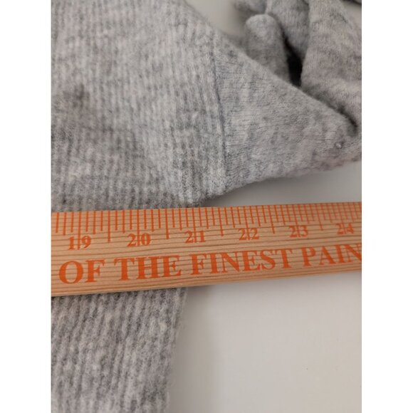 Banana Republic Ribbed Cardigan Womens Size Small Gray Merino Wool Alpaca Blend - Picture 9 of 10